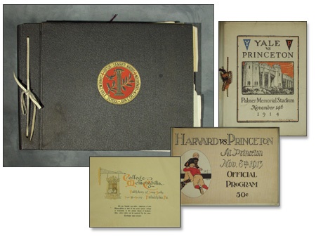 Football - 1915 “College Memorabilia” Scrapbook