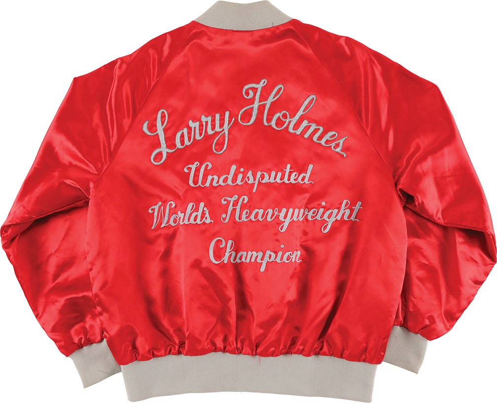 - 1980s Larry Holmes Undisputed Heavyweight Champion Entourage Jacket