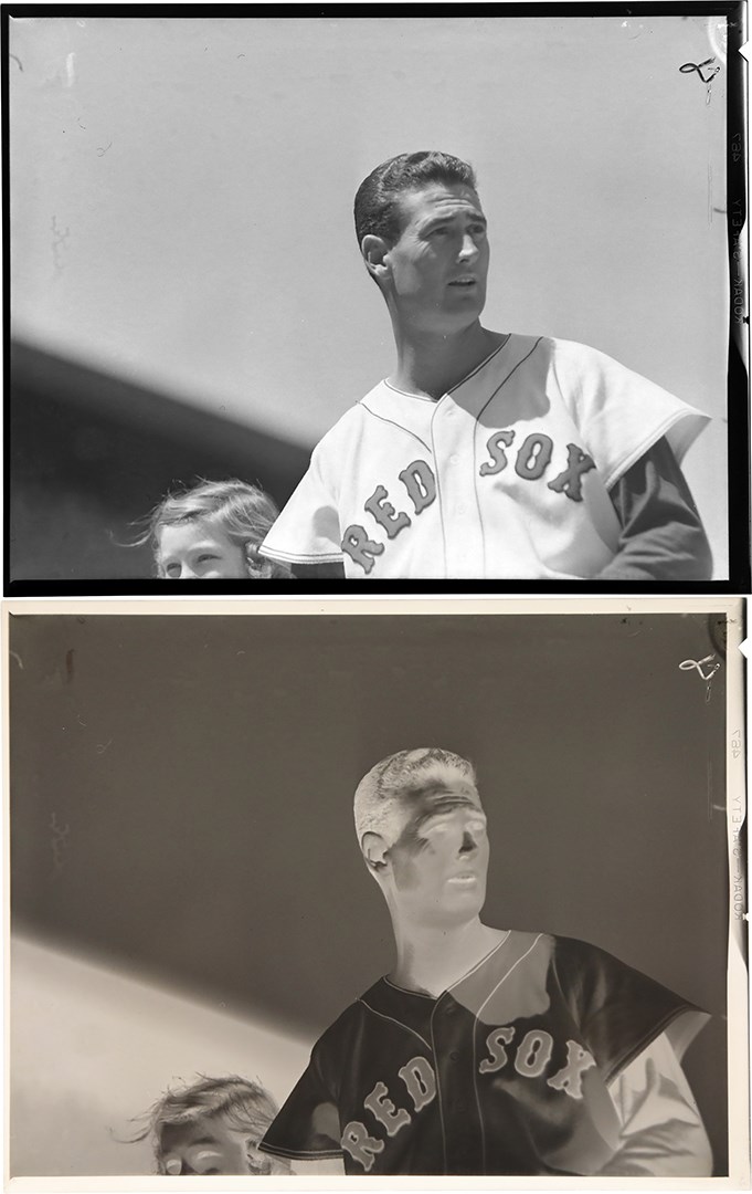 The Brown Brothers Photograph Collection - 1952 Ted Williams Film Negative