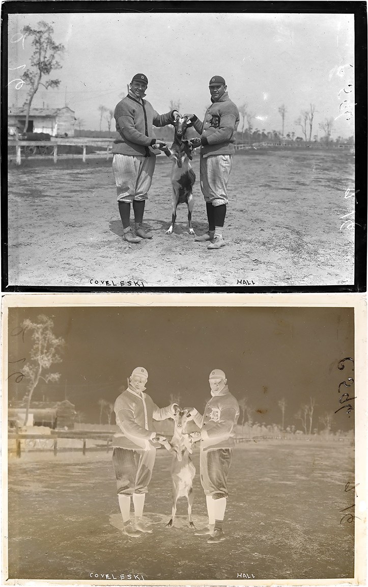 The Brown Brothers Photograph Collection - 1914 Harry Coveleski Original Glass Plate Negative