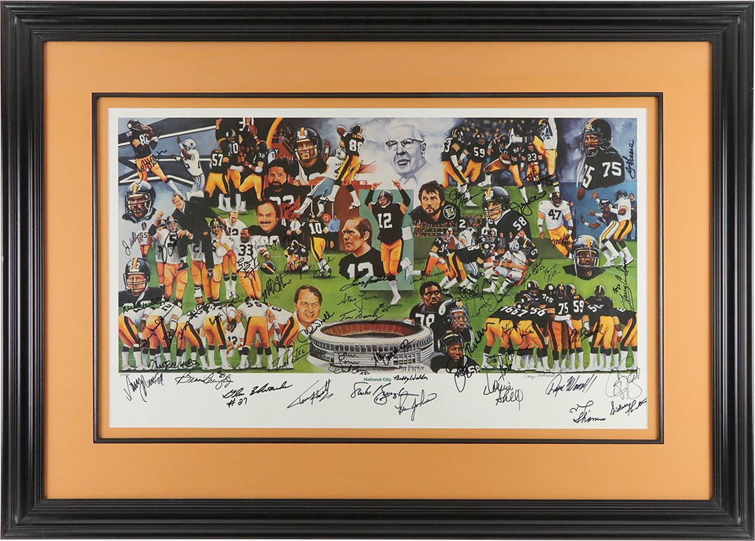 - Pittsburgh Steelers Legends Signed Print