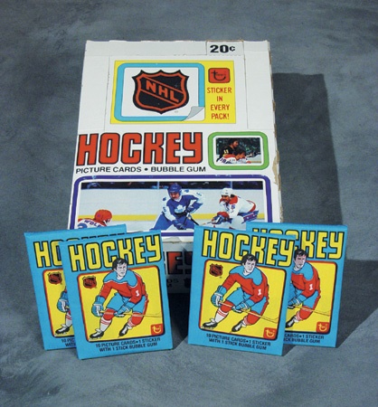 Unopened Wax Packs Boxes and Cases - 1979/80 Topps Hockey Wax Box