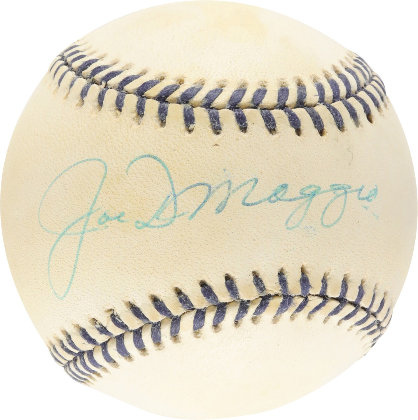 - Rare 1996 Mickey Mantle Day Game Used Ball Signed by Joe DiMaggio (PSA)