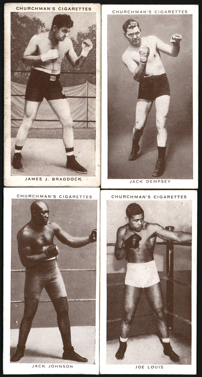1938 Churchman Boxing Personalities Complete Set (50)