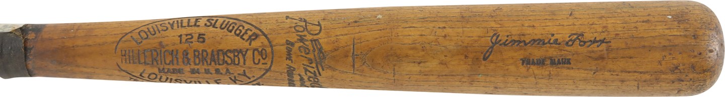 Baseball Memorabilia - 1931 Jimmy Foxx Game Model Bat