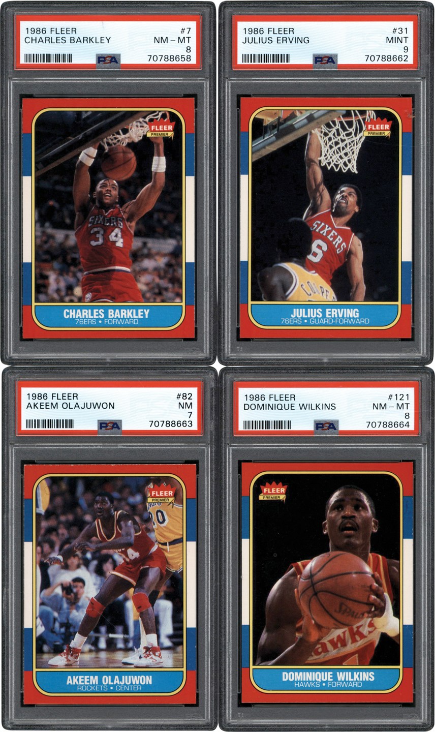 Basketball Cards - 1986-1987 Fleer Basketball Near-Set (131/132)