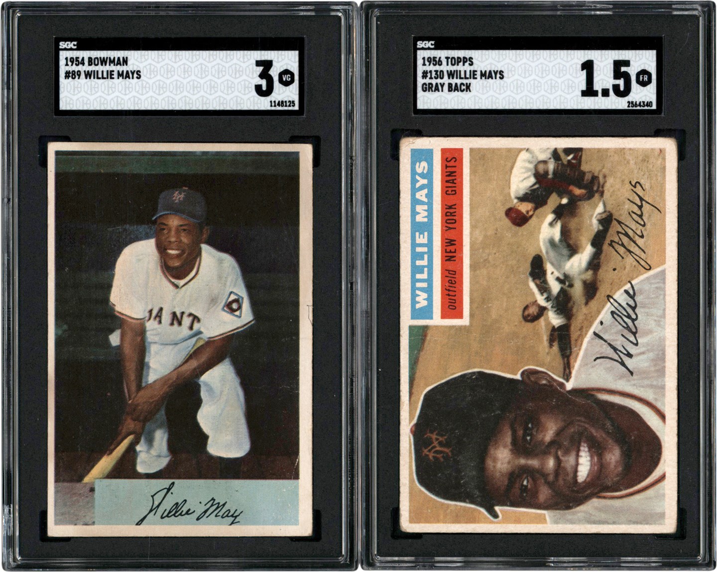 - 1954-1968 Topps, Bowman & Post Willie Mays Collection (14)