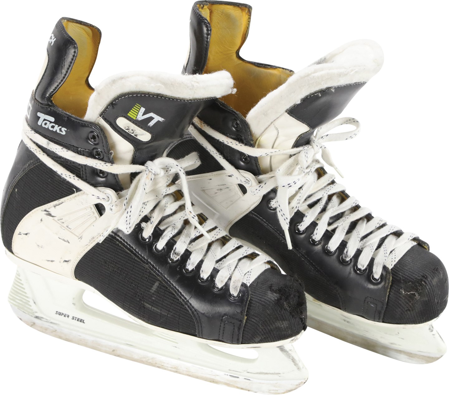 - 1995-96 Mario Lemieux Game Used Skates - Hart and Art Ross Trophy Year