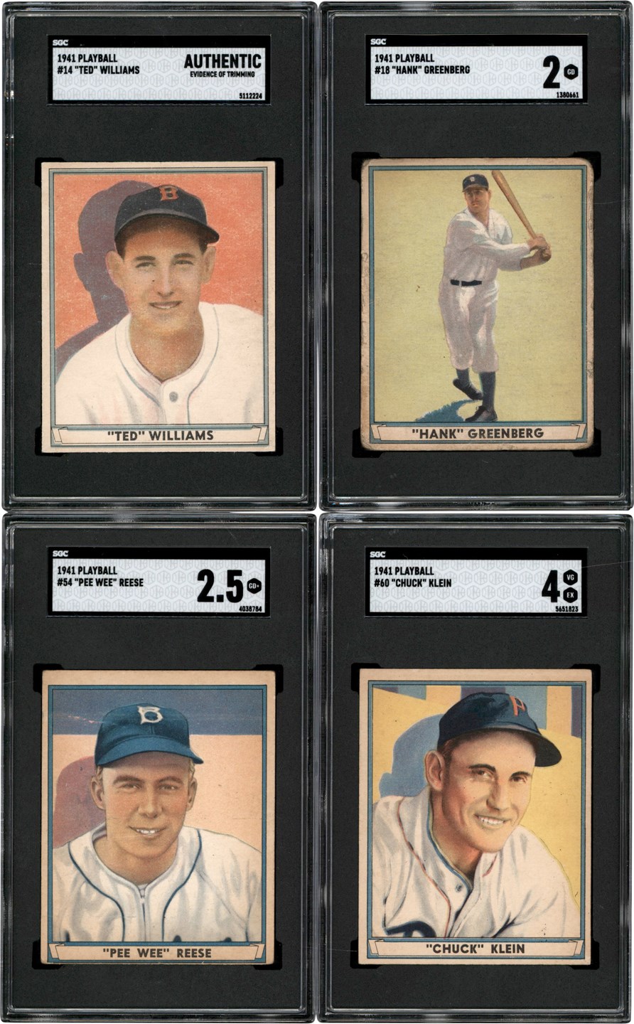 - 1941 Play Ball Near-Complete Set w/Ted Williams  (71/72)