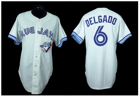 Baseball Jerseys - 1995 Carlos Delgado Game Worn Jersey