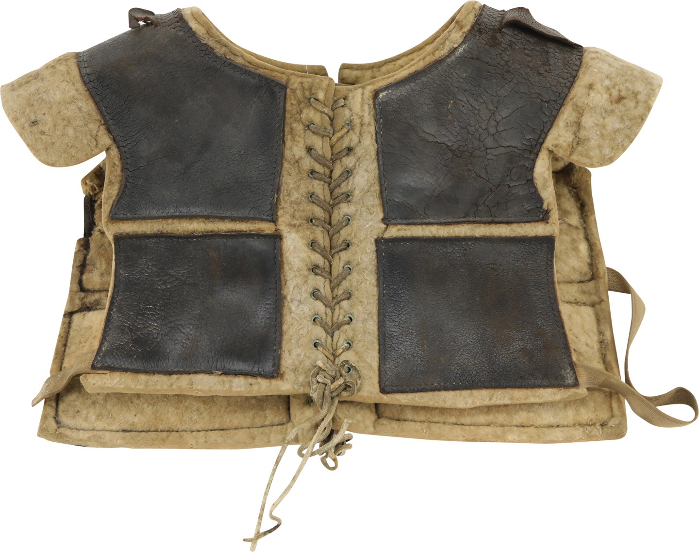 Football - Scarce Early 1900s Football Shoulder Pads