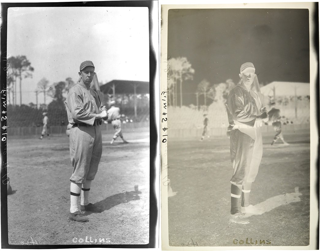 The Brown Brothers Photograph Collection - 1910s Eddie Collins Original Photographic Negative