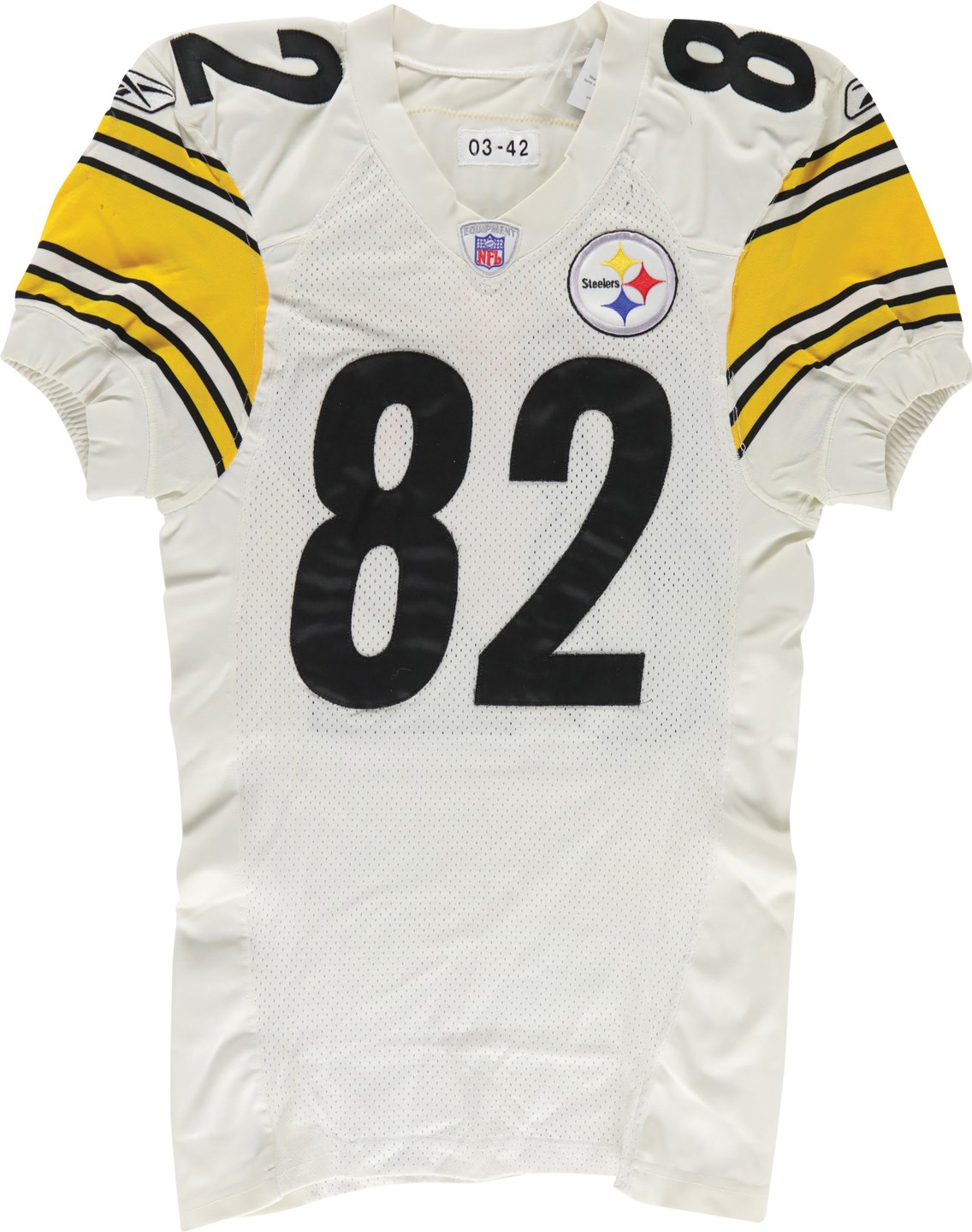 Football - 2003 Antwaan Randle El Pittsburgh Steelers Game Worn Jersey - Matched to Four Games with 3rd Career TD Catch & Career High Kick Return Yards Game (Photo-Matched & Steelers COA)
