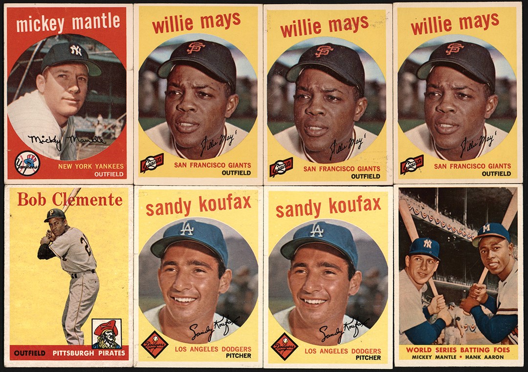 - 1958-1959 Topps Hall of Fame Collection w/Mickey Mantle (41)