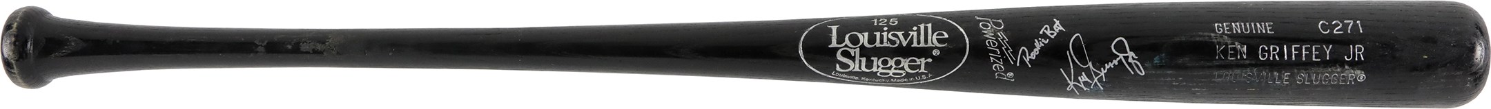 989 Ken Griffey Jr. Rookie Seattle Mariners Signed Game Used Louisville Slugger Bat with "Rookie Bat" Inscription (PSA GU 8)