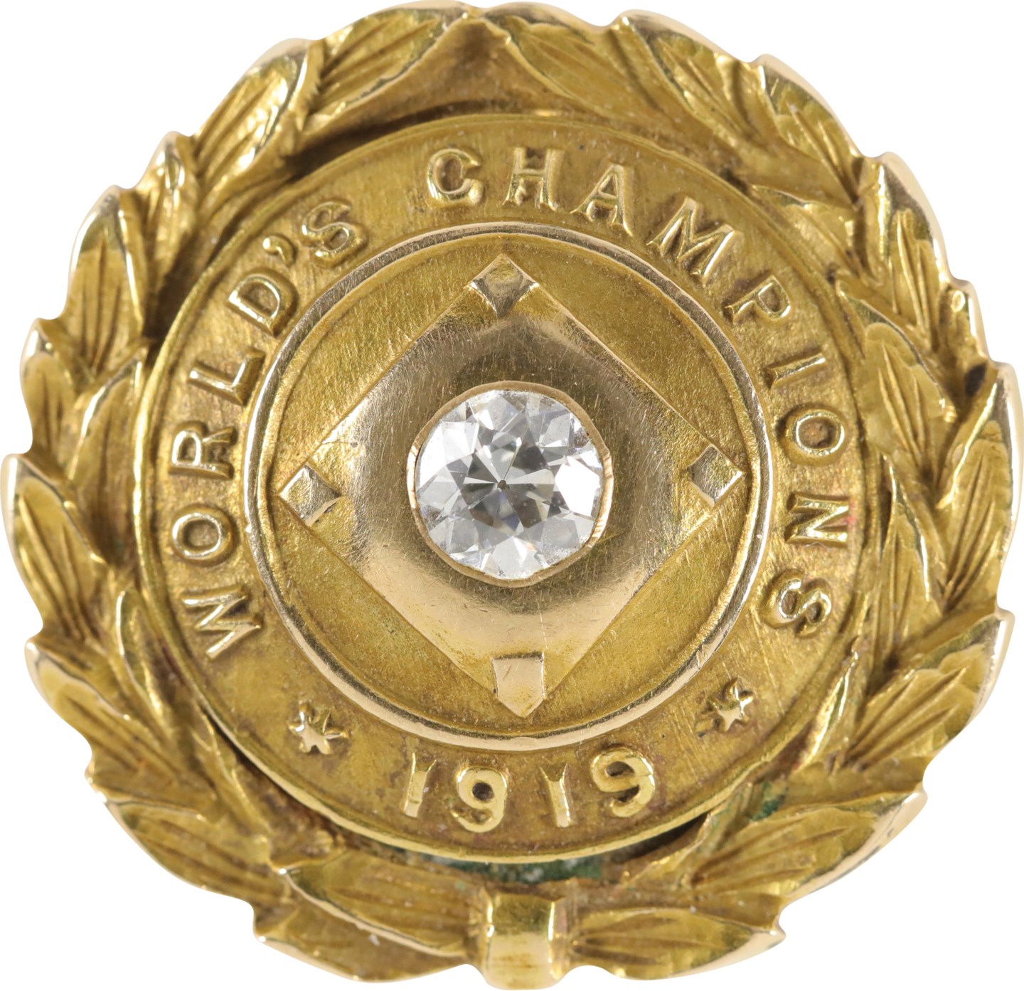 - 1919 Roy Mitchell Cincinnati Reds World Championship Pin (LOA)