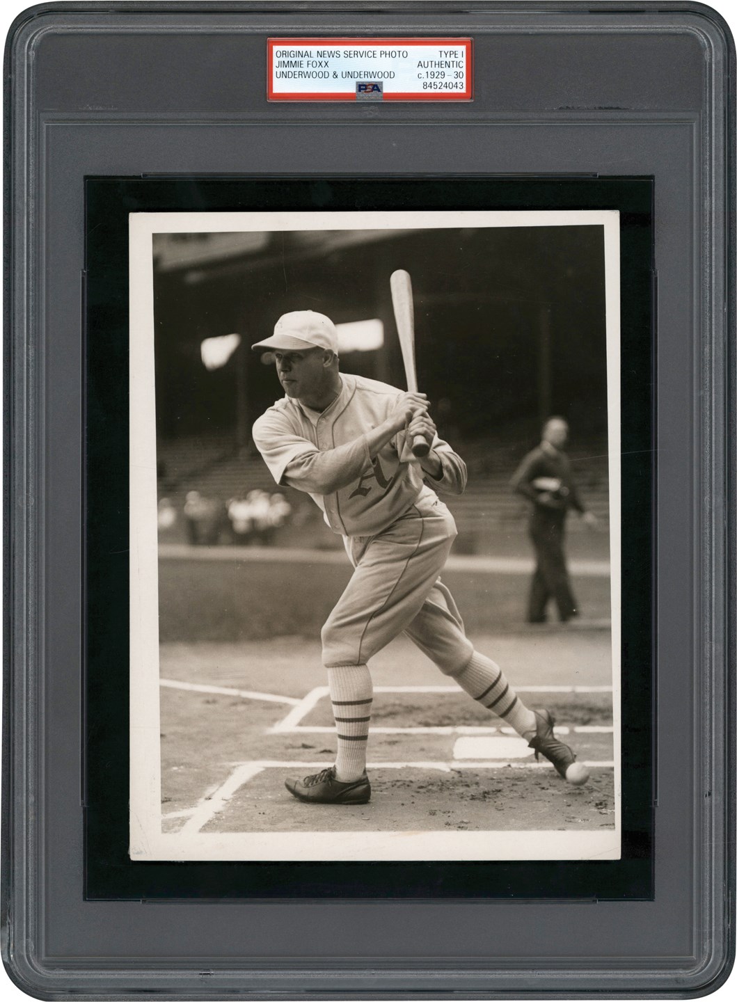 - 1929 Jimmie Foxx Underwood & Underwood Photo (PSA Type I)