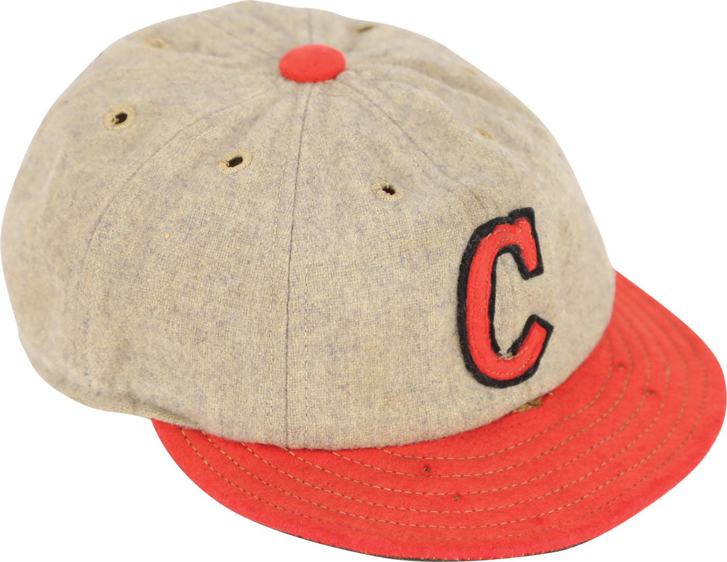 - 1931 Edd Roush Cincinnati Reds Game Worn Cap