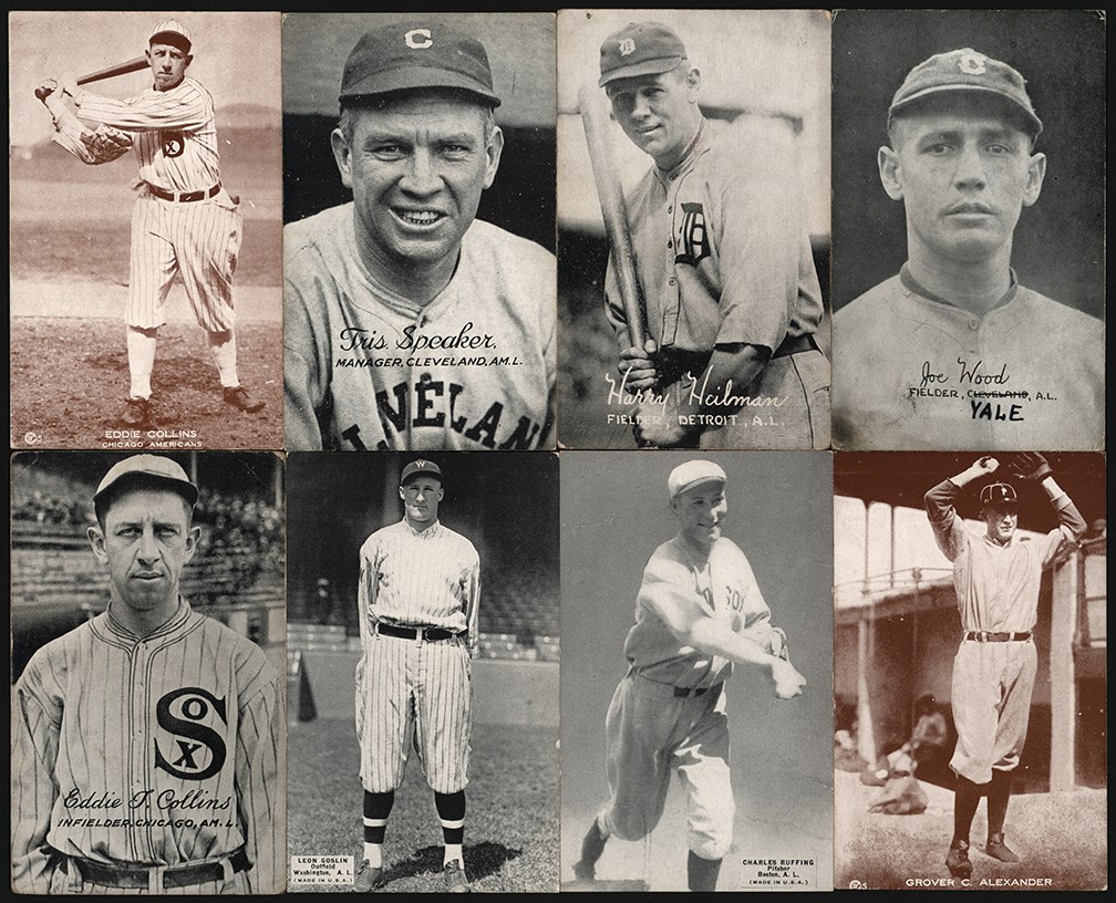 - 921-1928 Exhibit Collection Loaded w/Stars & Hall Of Famers (133)