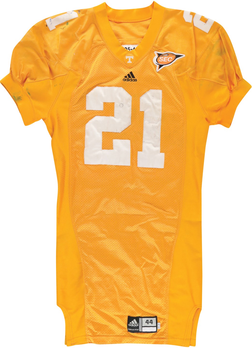 Football - 2005 Gerald Riggs Jr. University of Tennessee Game Worn Jersey