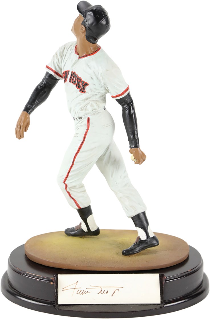 Baseball Autographs - Signed 1990s Willie Mays Salvino Statue (1239/1500)