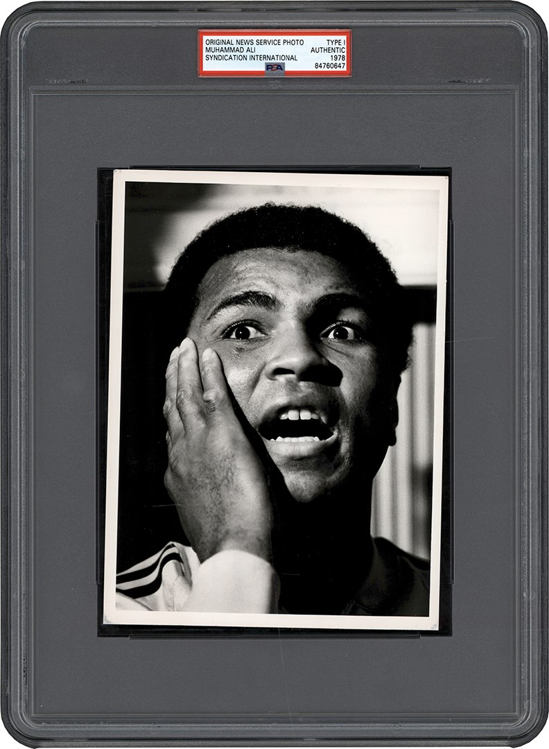 Vintage Sports Photographs - 1978 Muhammad Ali Photo (PSA Type I)