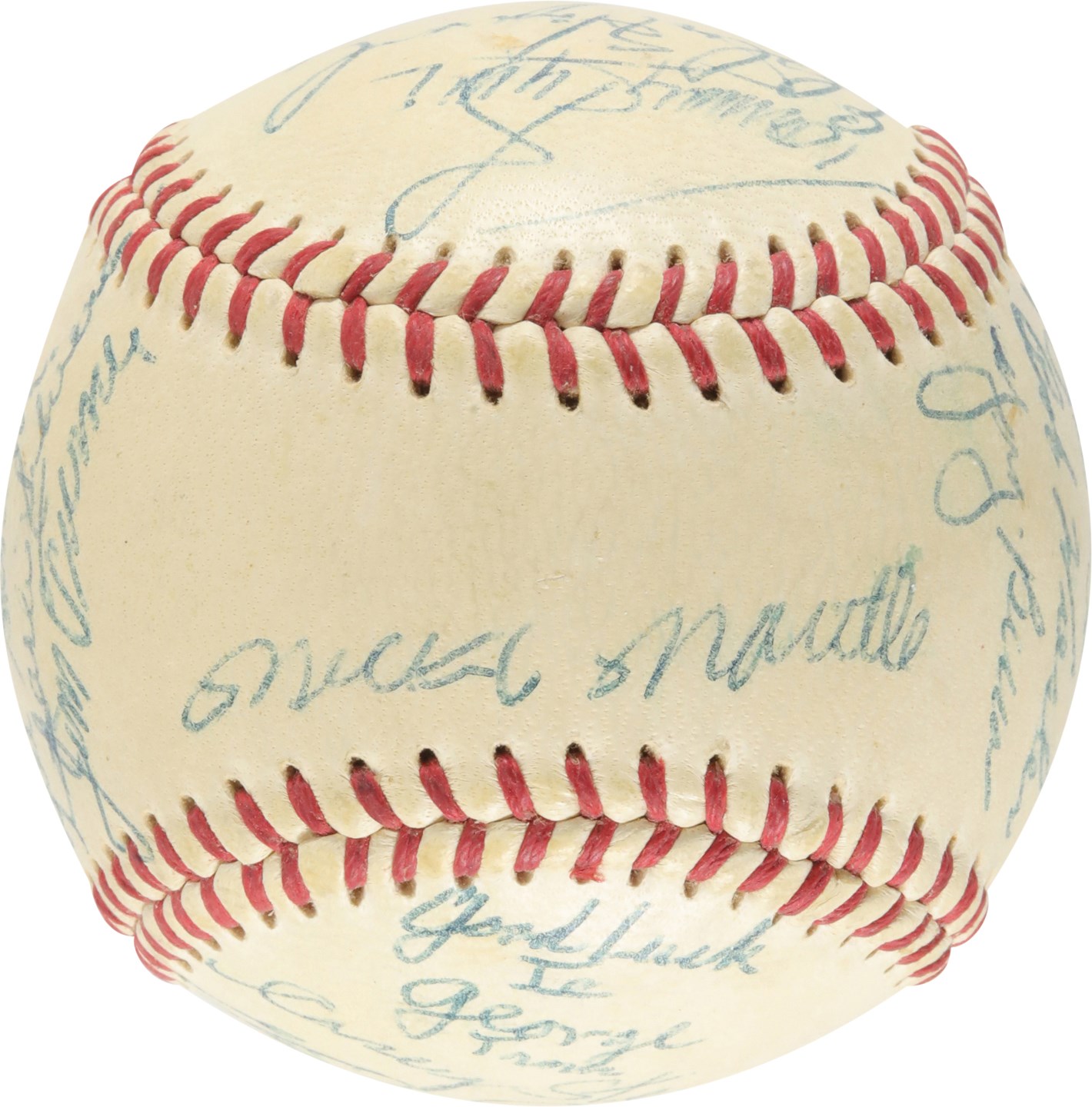 - Gorgeous 1955 American League Champion New York Yankees Team-Signed Baseball (JSA)