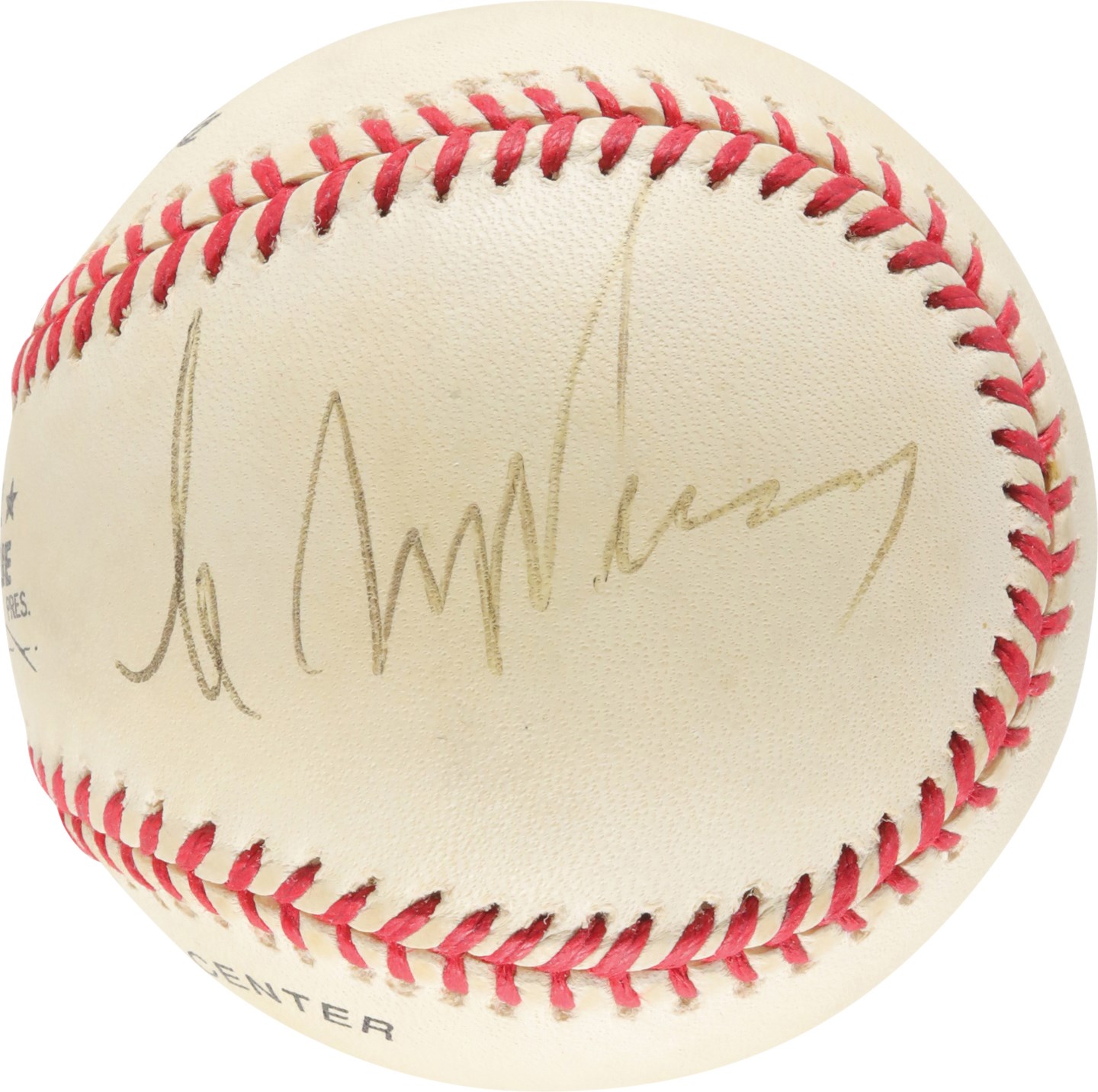 Baseball Autographs - Mikhail Gorbachev Single Signed Baseball (PSA)