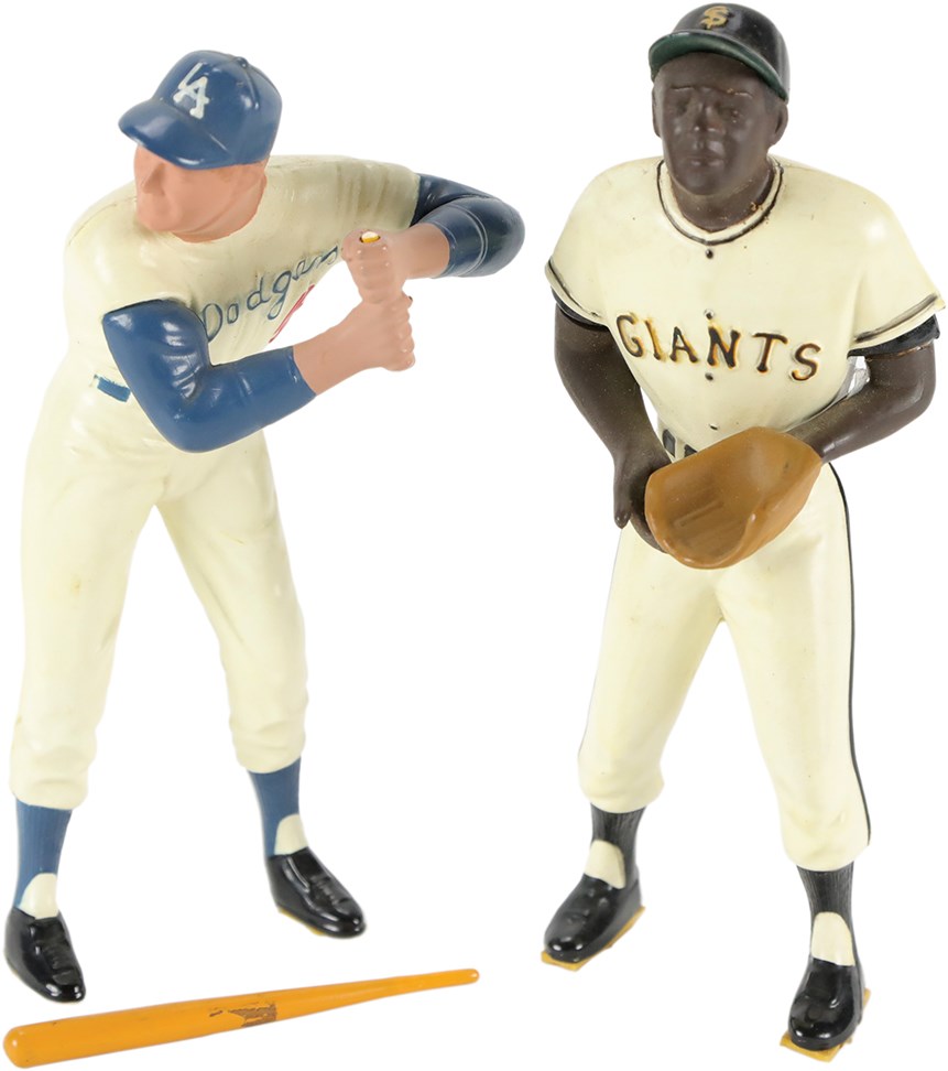 Baseball Memorabilia - Duke Snider & Willie Mays Original 1960s Hartland Figure Statues