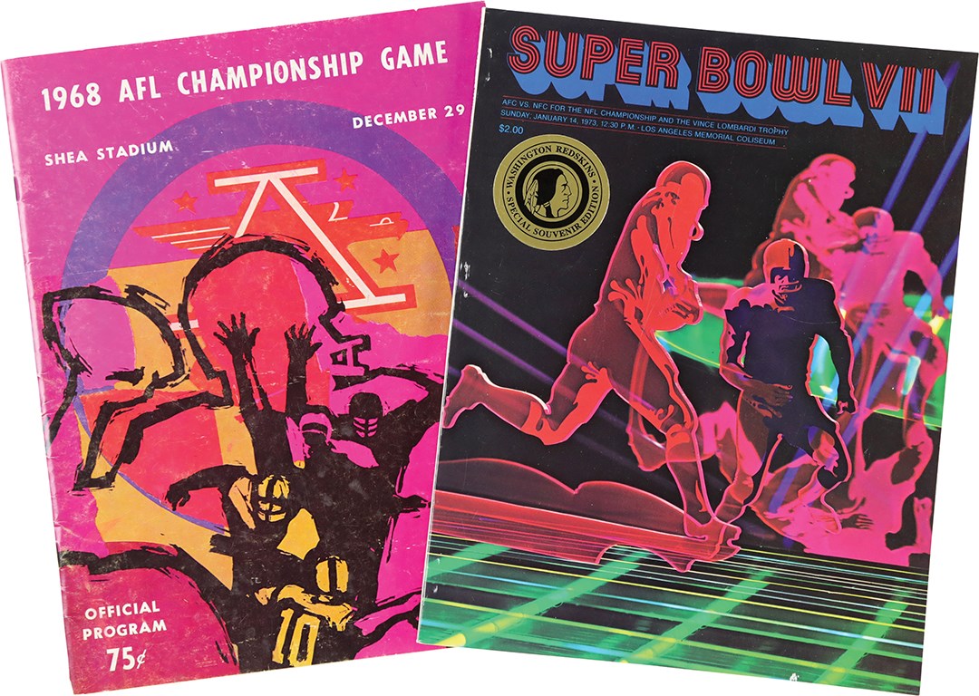Football - 1968 AFL Championship Game and Super Bowl XII Program (Washington Edition)