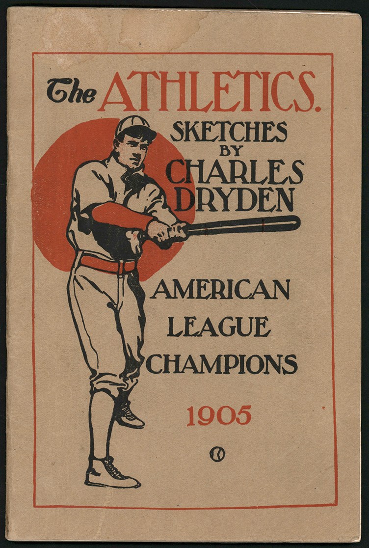 Baseball Memorabilia - Rare 1905 Philadelphia Athletics Team Yearbook