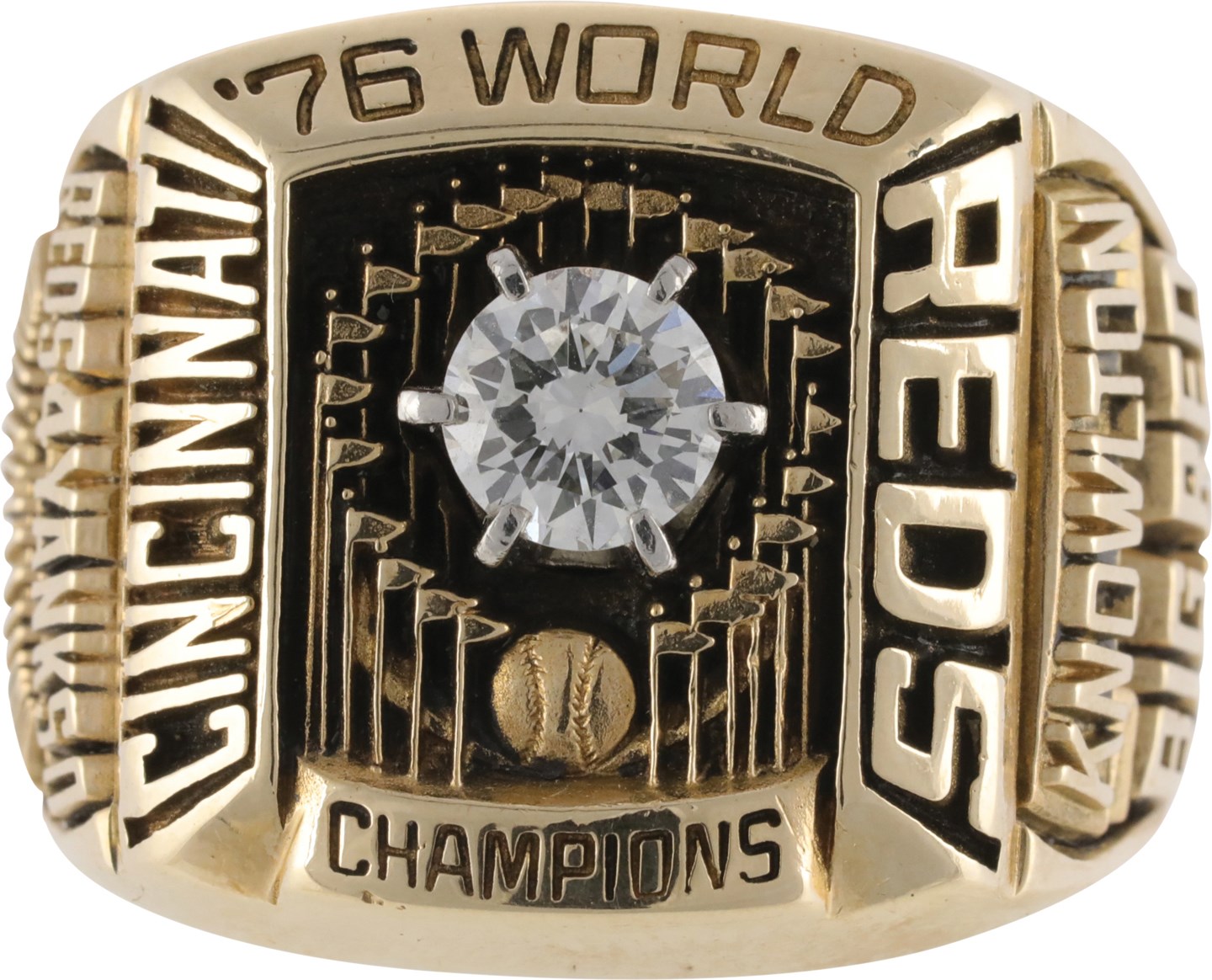 - 1976 Cincinnati Reds World Championship Ring Presented to Owner Dutch Knowlton