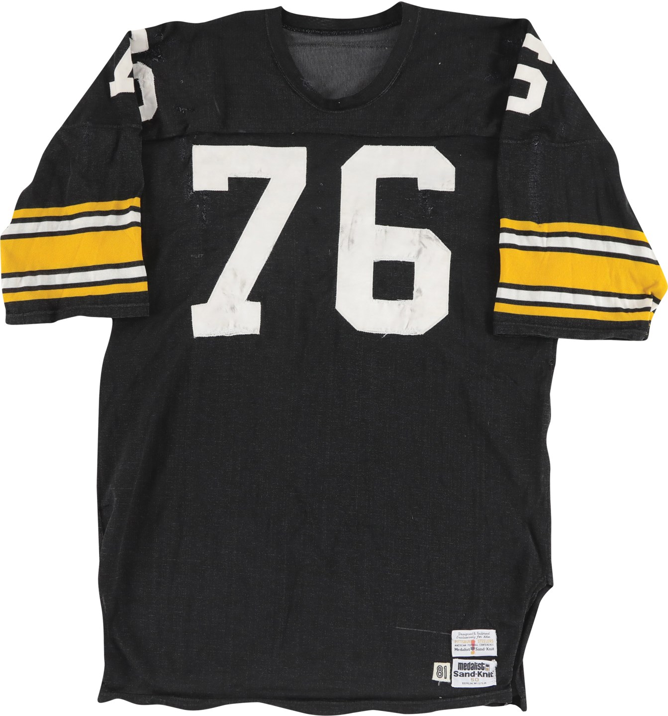 - 1981 John Banaszak Pittsburgh Steelers Game Worn Jersey (Davious Photo-Matched LOA)