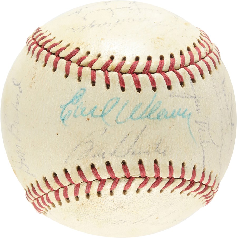 Baseball Autographs - 1969 Baltimore Orioles American League Champions Team-Signed Baseball (Ex-Tom Phoebus Collection & JSA)