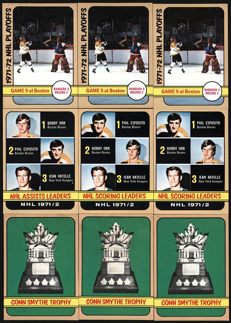1972-1973 Topps Hockey Collection (500+)  w/#176 Conn Smythe Trophy Hoard