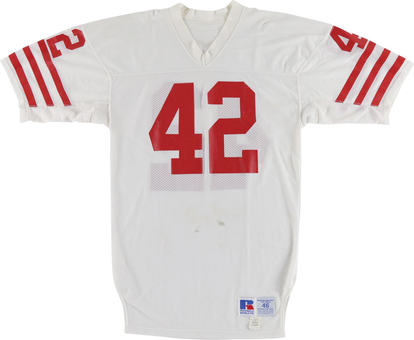 - 1990 Ronnie Lott Super Bowl XXIV San Francisco 49ers Signed Game Worn Jersey (Resolution Photo-Matched & Lott LOA)