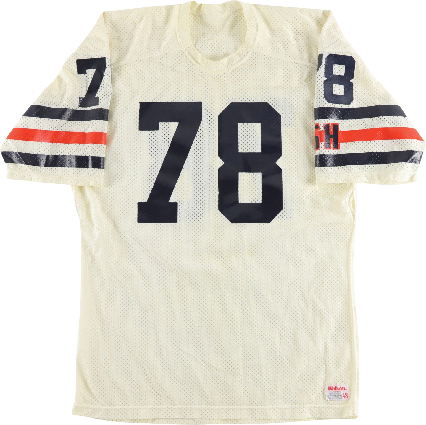 - Early 1980s Keith Van Horne Chicago Bears Game Worn Jersey