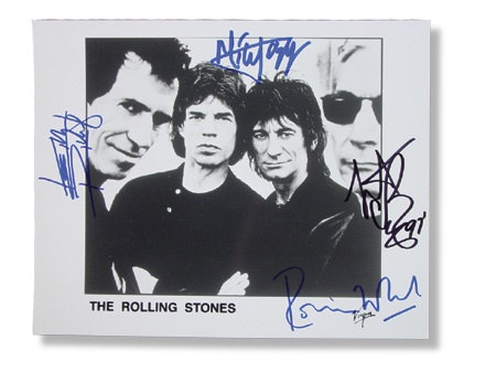 Rolling Stones - Rolling Stones Signed Photo (8x10”)