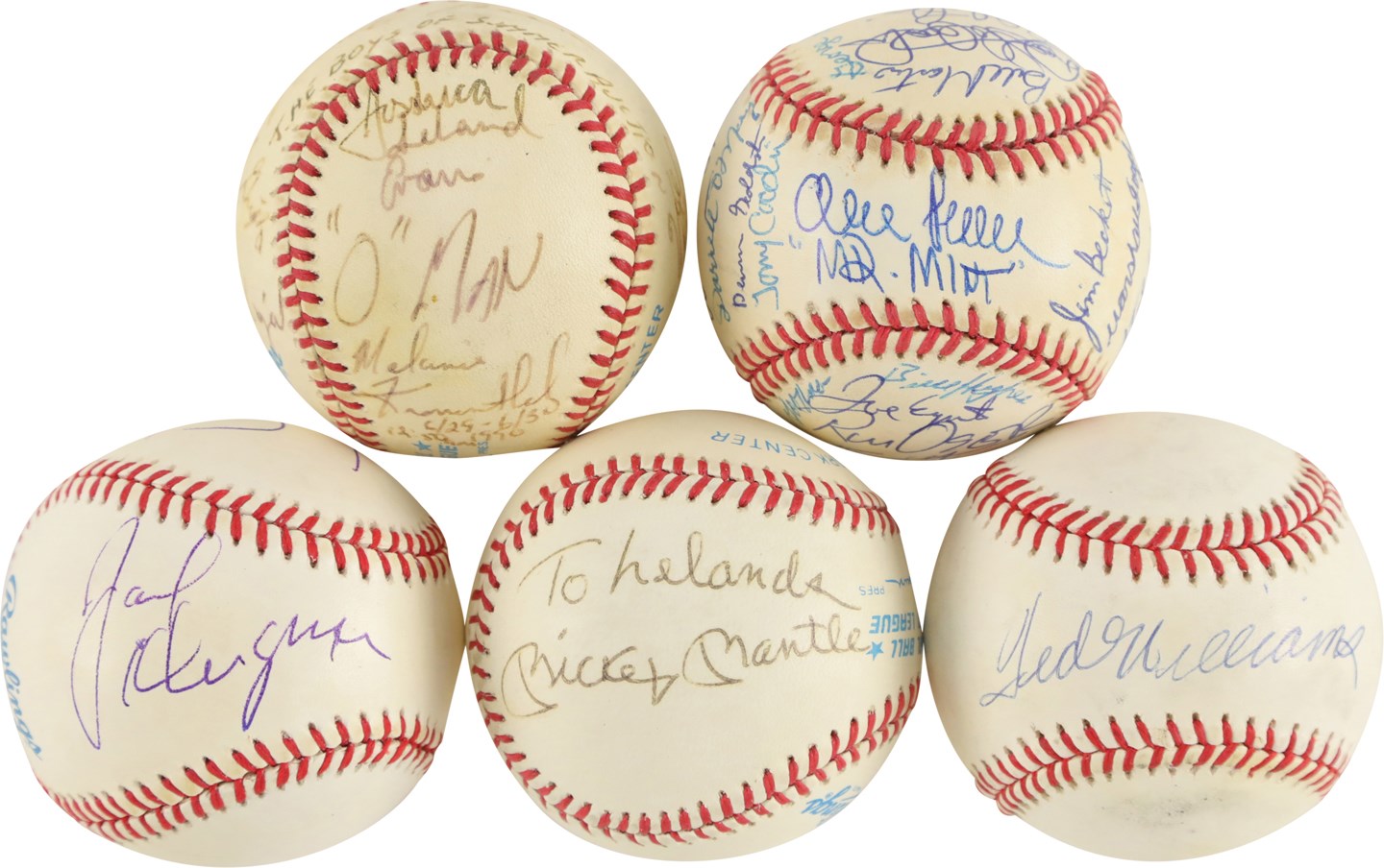 Baseball Autographs - The Joshua Leland Evans Signed Baseball Collection