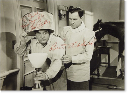 Sports Autographs - Abbot & Costello Signed Photograph (8x10”)