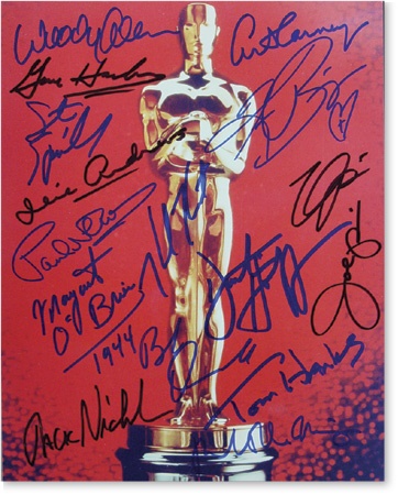 Sports Autographs - Academy Award Winners Signed Photograph (8x10”)