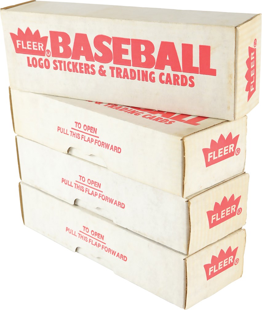 - 986 Fleer Baseball Complete Set Collection (4)