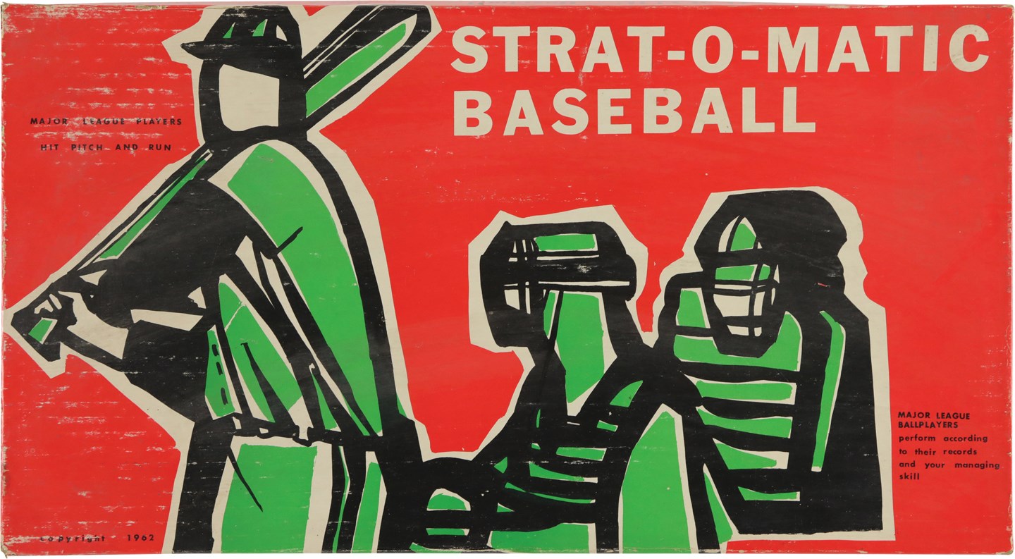 Baseball Memorabilia - Exceedingly Rare 1964 Strat-O-Matic Board Game