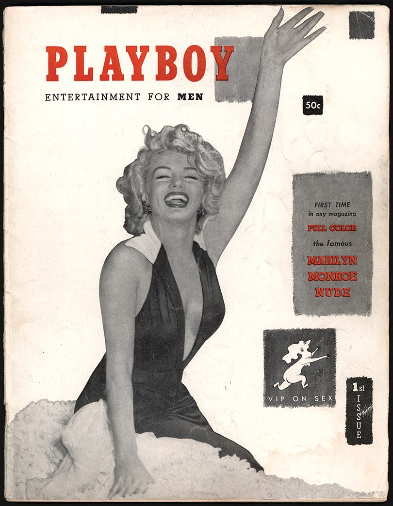 - 1954 First Ever Issue of Playboy Magazine