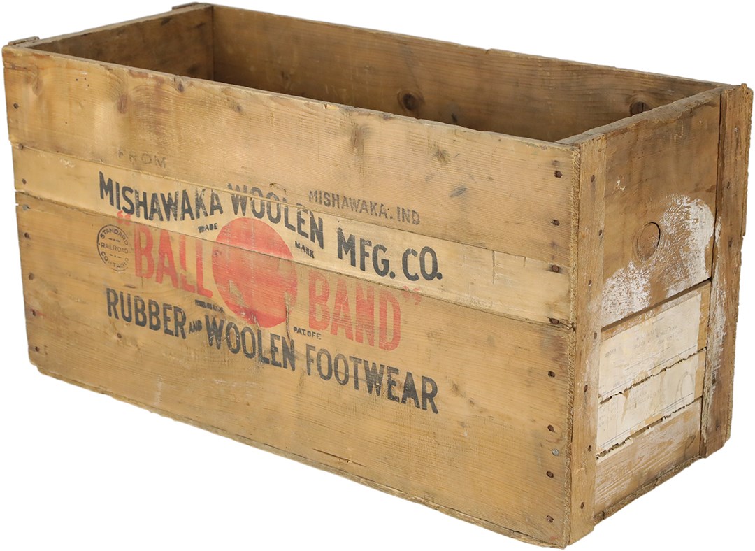 - Mishawaka Woolen MFG. Co. Advertising Shoe Crate