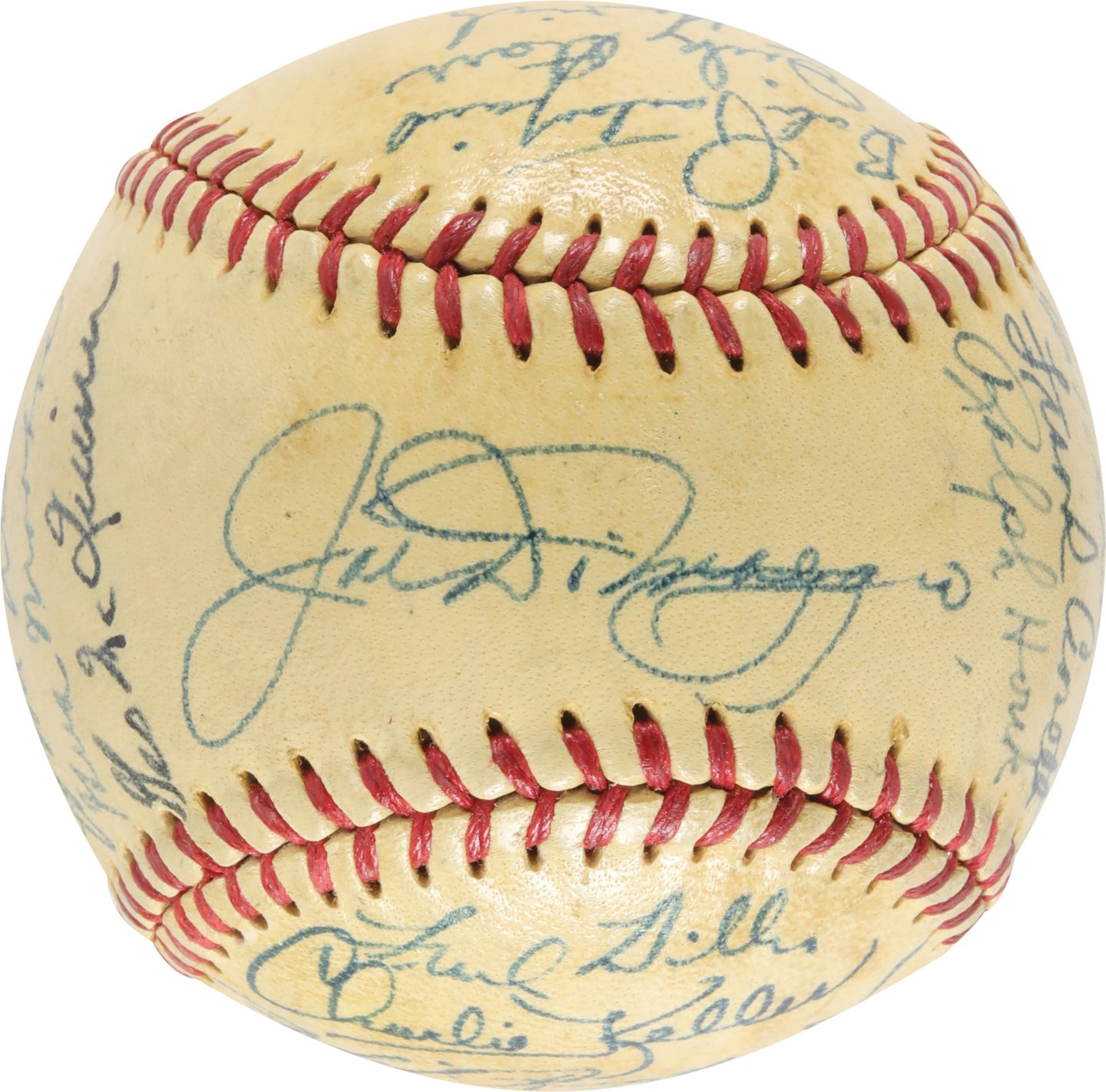 Baseball Autographs - 1948 New York Yankees Team-Signed Baseball (PSA)