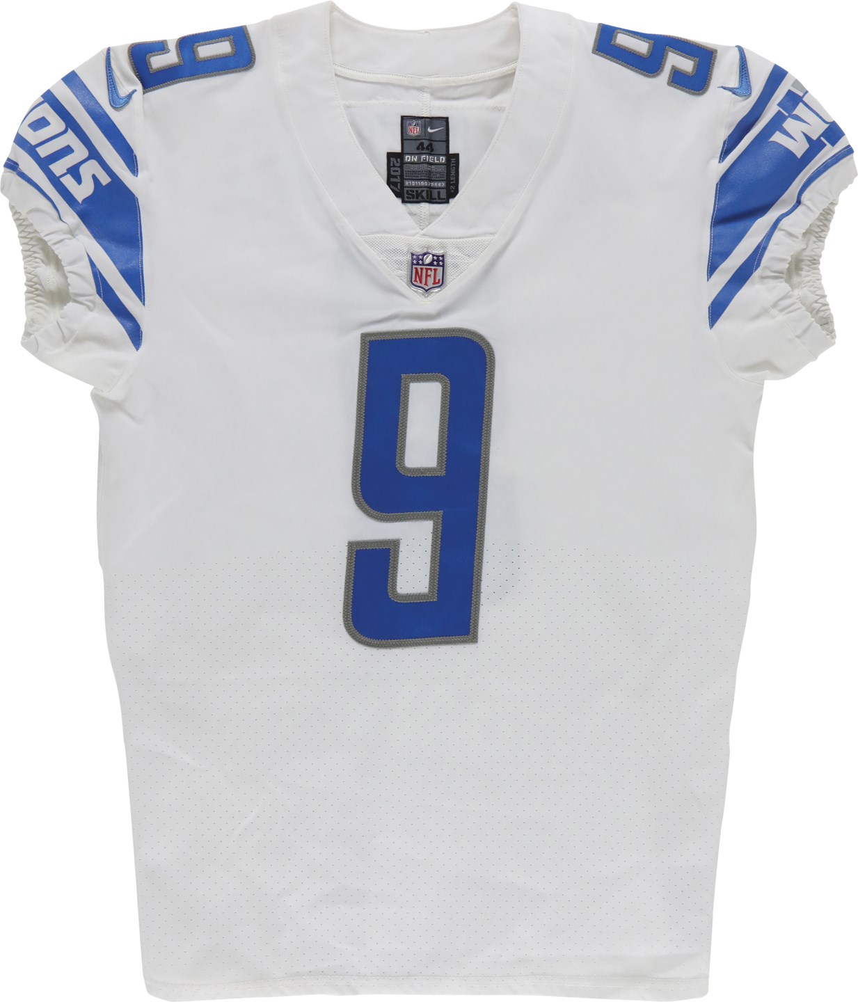 Football - 2017 Matthew Stafford Detroit Lions Game Jersey Signed & Inscribed to Adrian Peterson (PSA)