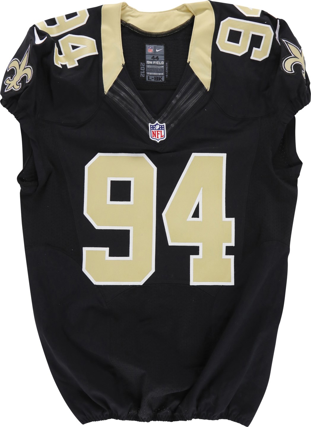 - 2012 Cam Jordan New Orleans Saints Game Jersey Signed & Inscribed to Adrian Peterson (PSA)