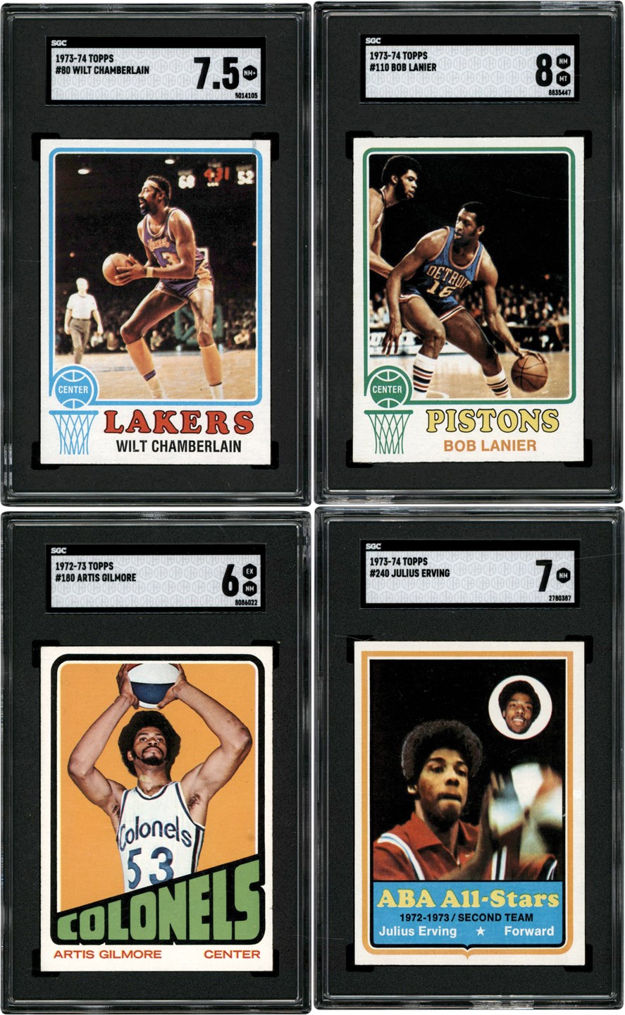- 1971-1979 Topps Basketball Collection (250+) W/SGC
