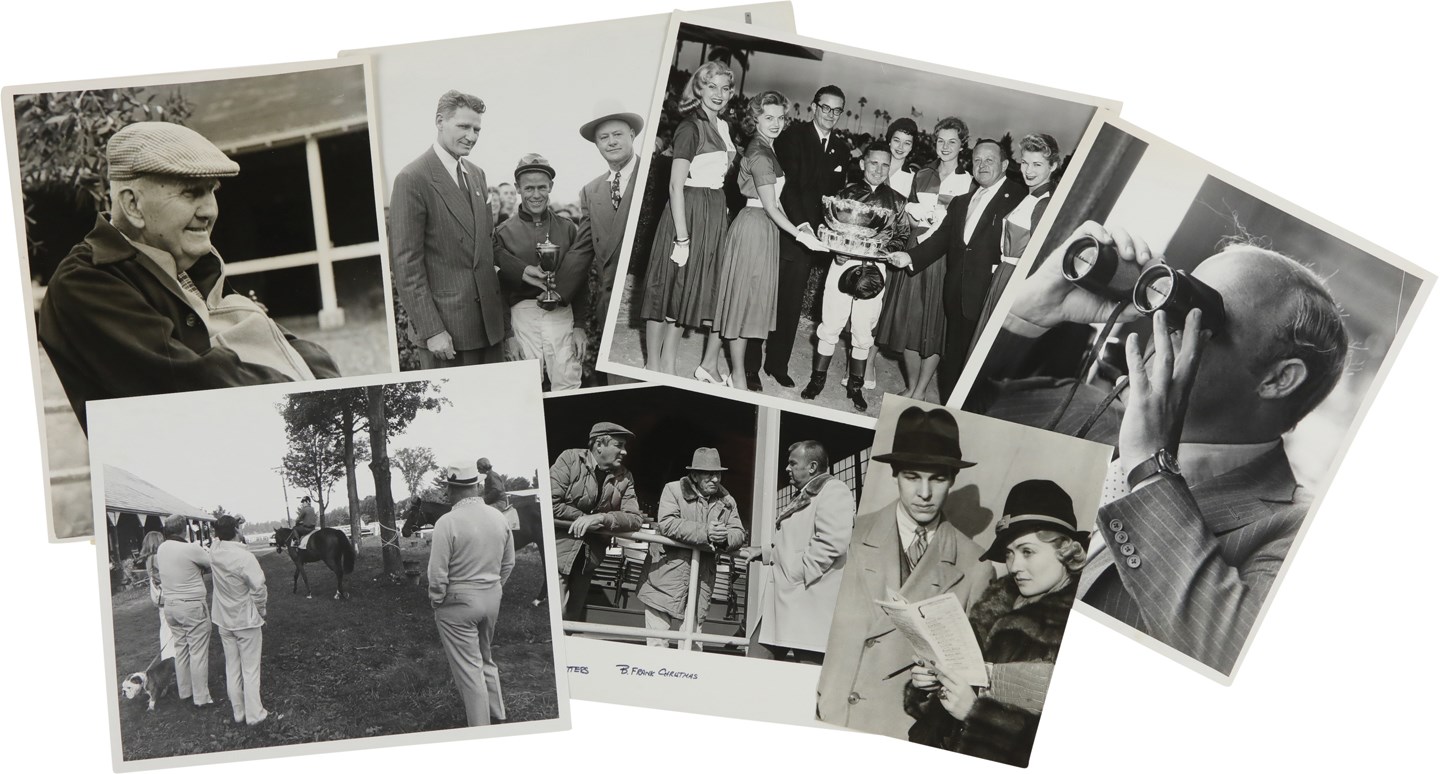 Photographs of Famous Trainers, Owners, and Others Associated with the Sport of Kings (67+)
